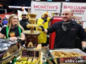Celebrate 20 Years of Wing Perfection at Chicagos Best Wingfest 12 McWethy's Sports Bar booth with a turkey gravy fountain