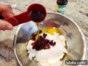 Nielsen-Massey Vanilla Dreams: My Spring Crêpe Casserole Recipe 8 Ingredients for ricotta filling with dried cranberries and vanilla paste