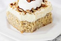 Moist Banana Cake Recipe with Cream Cheese Frosting