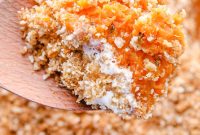 Creamy Sweet Potato Casserole with Crunchy Pecan Topping