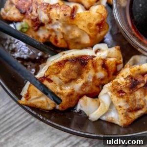 Pork potstickers recipe image