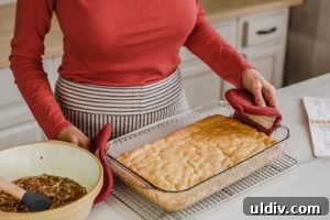 Chewy Pecan Pie Bars with Buttery Shortbread Crust 8 Bottom crust of pecan pie bars.