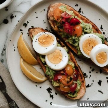 Sweet Potato Toast Ideas: Toppings and Recipes for Every Meal 4 Sweet Potato Toast is a healthy, gluten-free breakfast that's simple and easy! Learn how to make in the toaster, air fryer or oven!