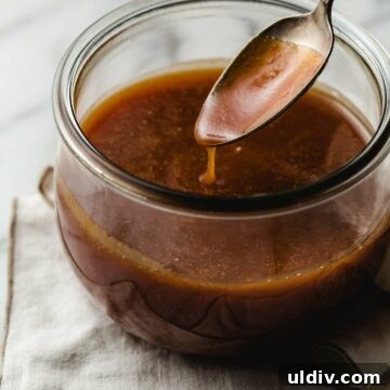 Homemade Salted Caramel Sauce Recipe for Smooth, Gooey Results 7 Salted caramel in a weck jar.